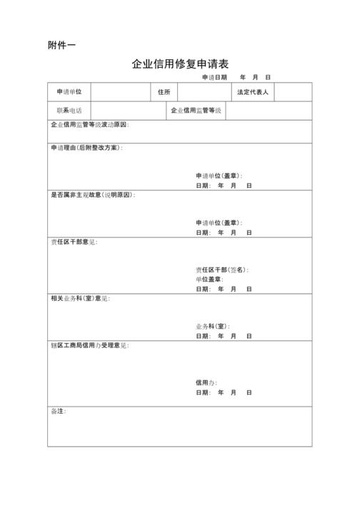 失信企业信用修复情况表-失信企业信用修复情况表格？-第6张图片-信用修复